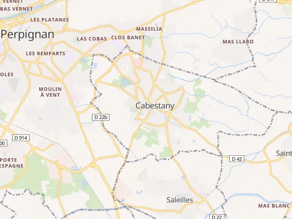Plan de Cabestany