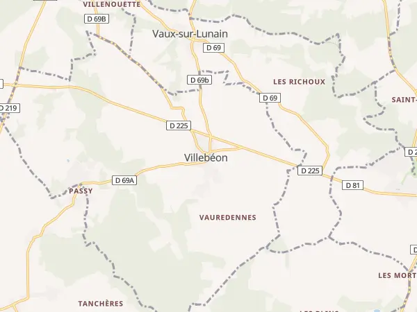 Plan de Villebéon