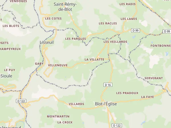 Plan de Lisseuil