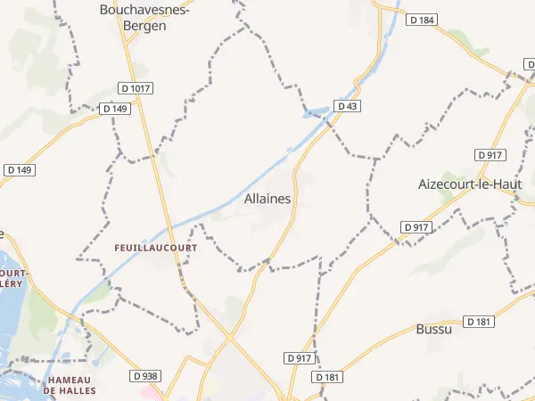Plan de Allaines