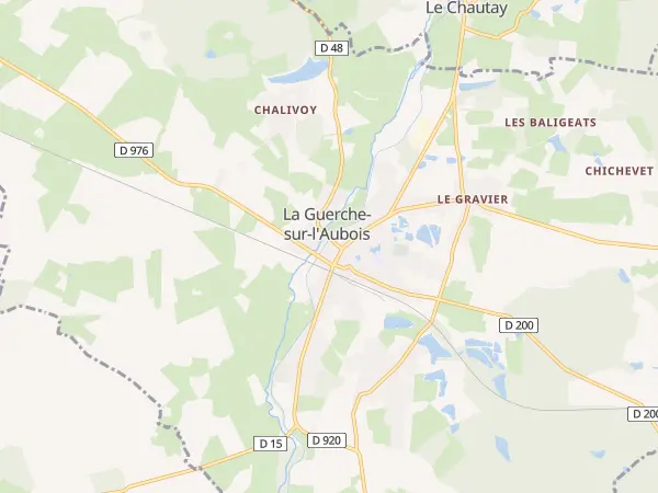 Plan de La Guerche-sur-l’Aubois