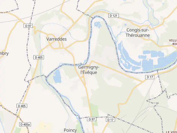 Plan de Germigny-l’Évêque