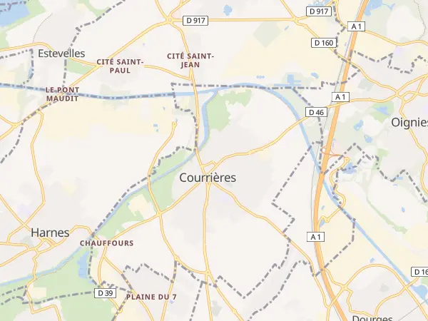 Plan de Courrières