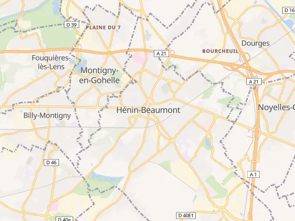 Plan de Hénin-Beaumont