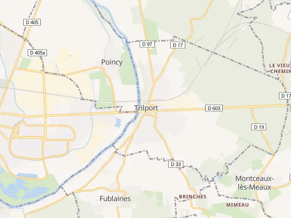 Plan de Trilport