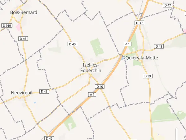 Plan de Izel-lès-Équerchin