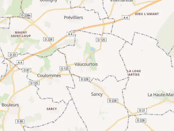 Plan de Vaucourtois