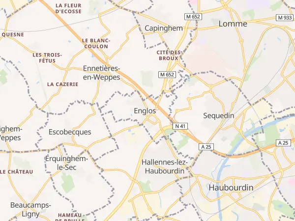 Plan de Englos