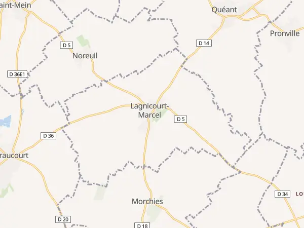 Plan de Lagnicourt-Marcel