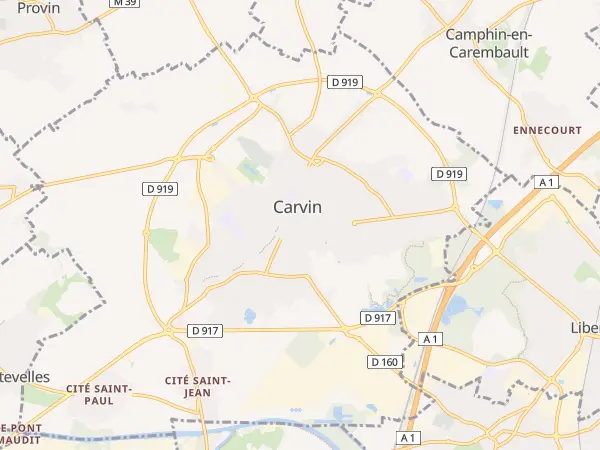 Plan de Carvin