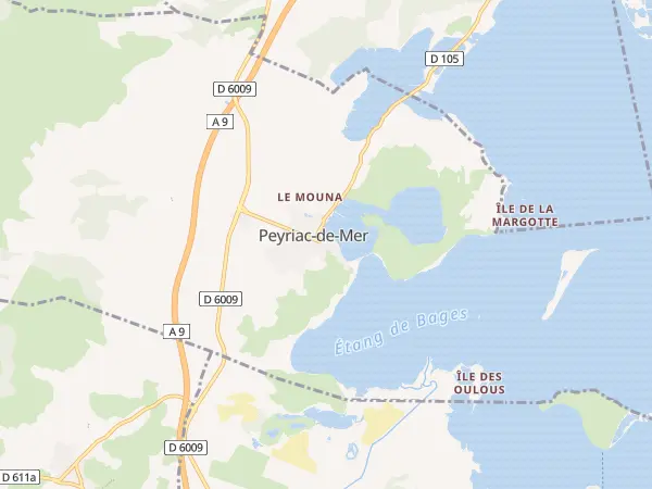 Plan de Peyriac-de-Mer