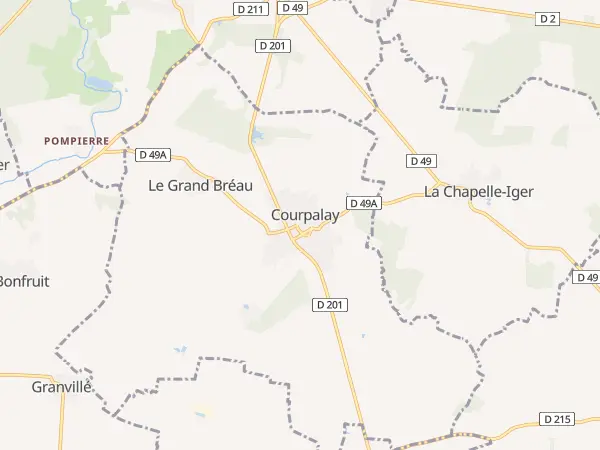 Plan de Courpalay