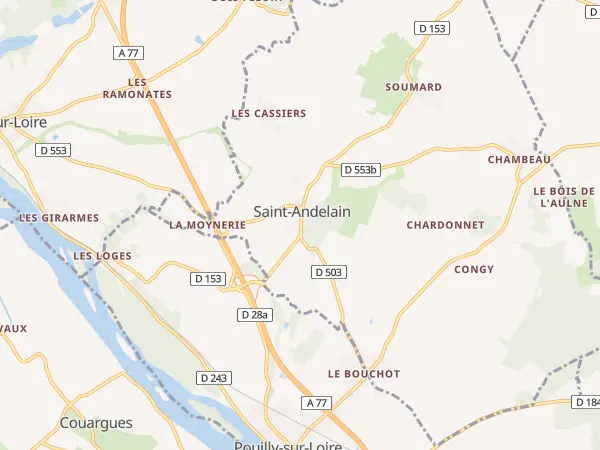 Plan de Saint-Andelain