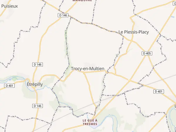 Plan de Trocy-en-Multien