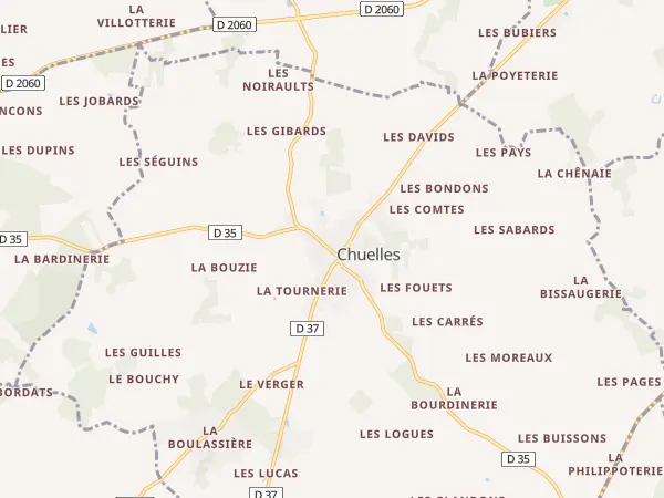 Plan de Chuelles