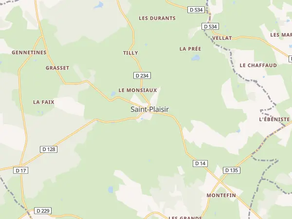 Plan de Saint-Plaisir