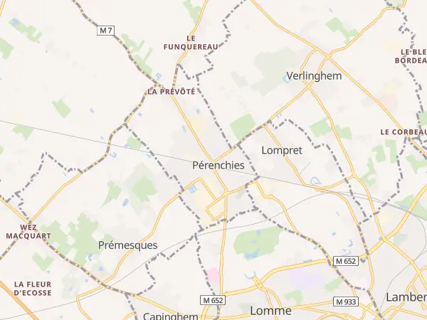Plan de Pérenchies