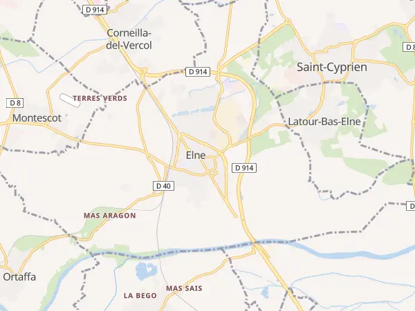 Plan de Elne