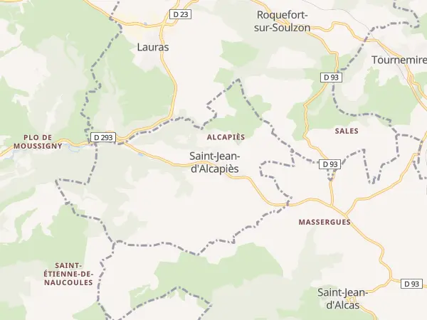 Plan de Saint-Jean-d’Alcapiès