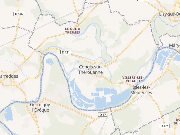 Plan de Congis-sur-Thérouanne