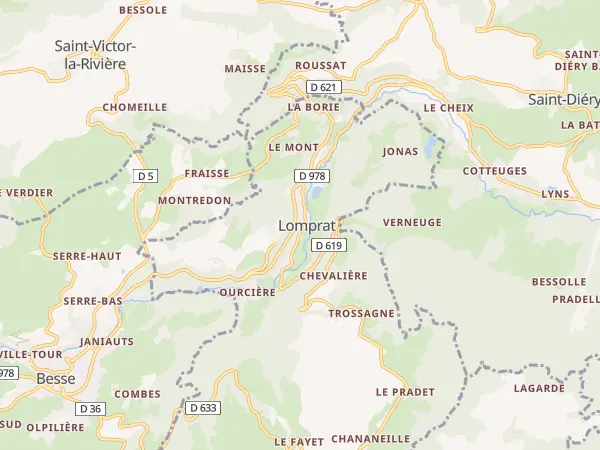 Plan de Saint-Pierre-Colamine