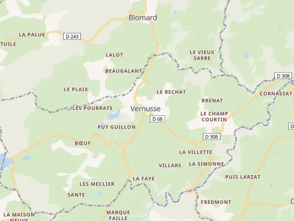 Plan de Vernusse