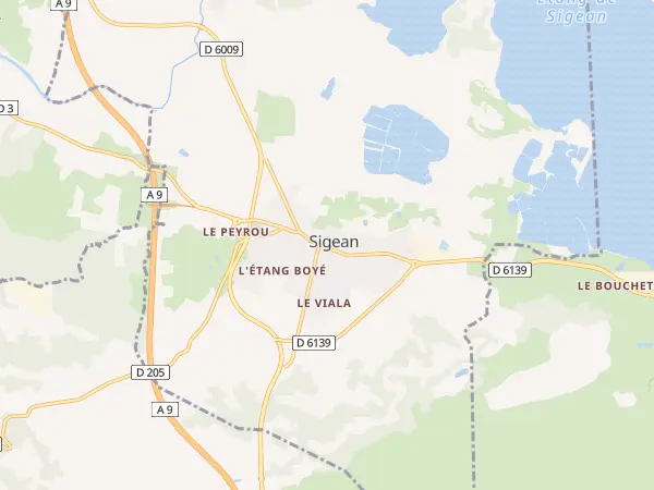 Plan de Sigean