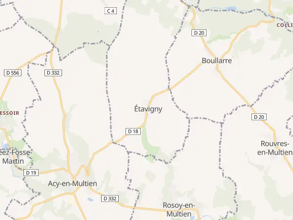 Plan de Étavigny