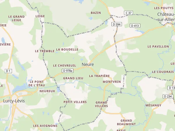 Plan de Neure
