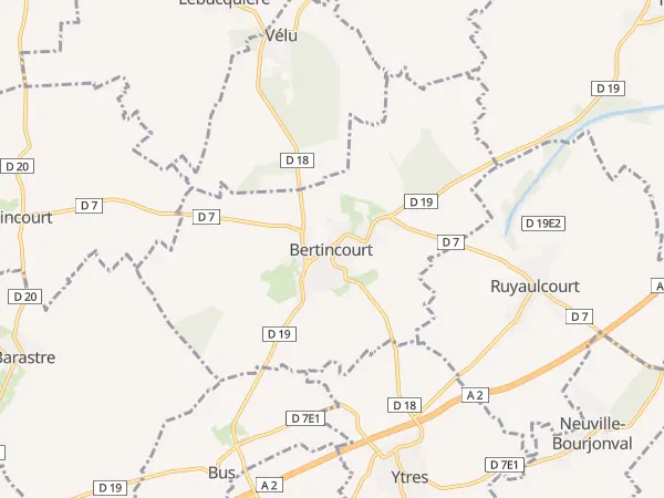 Plan de Bertincourt