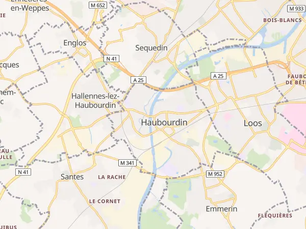 Plan de Haubourdin