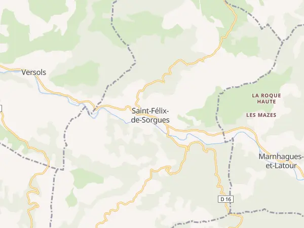 Plan de Saint-Félix-de-Sorgues