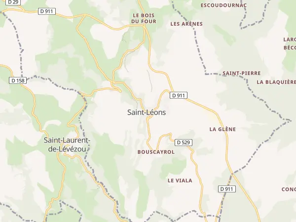 Plan de Saint-Léons