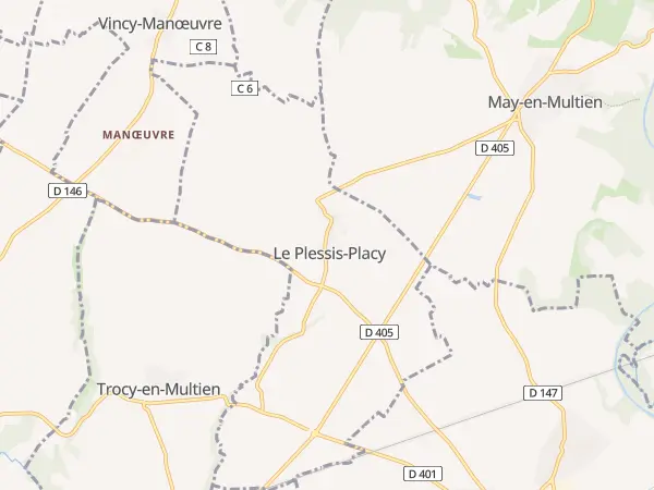 Plan du Plessis-Placy