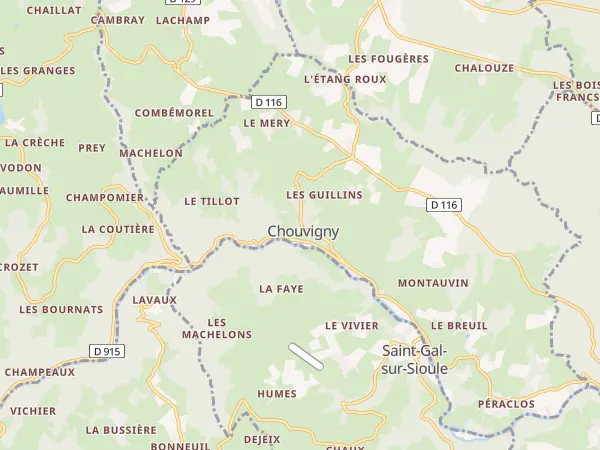 Plan de Chouvigny