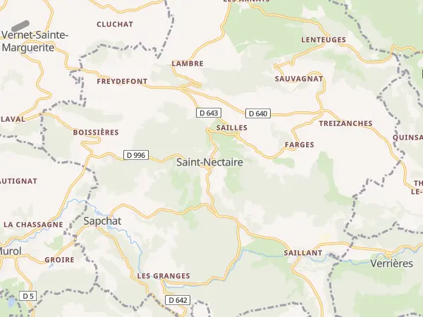 Plan de Saint-Nectaire
