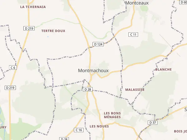 Plan de Montmachoux