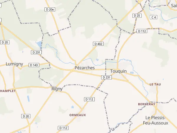 Plan de Pézarches