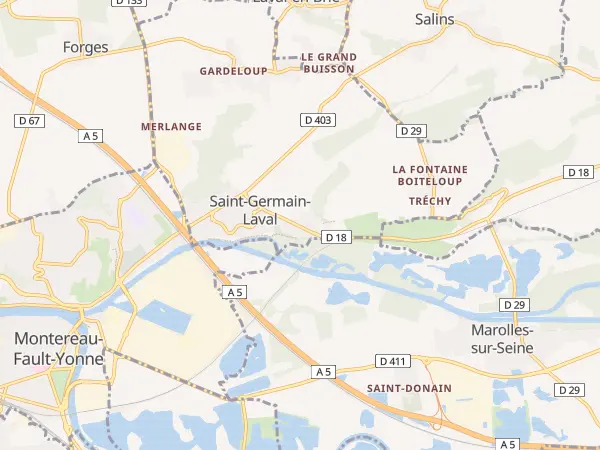 Plan de Saint-Germain-Laval