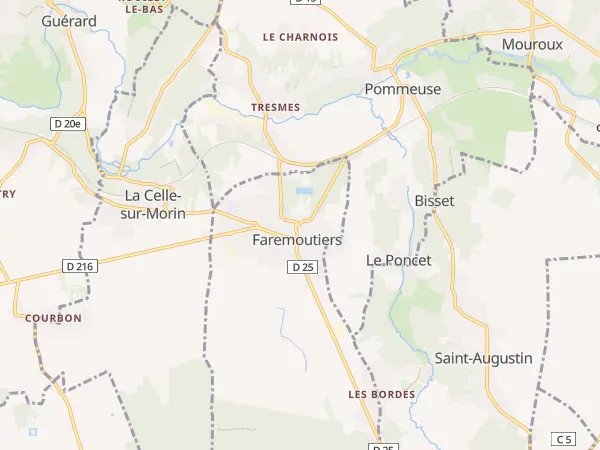 Plan de Faremoutiers