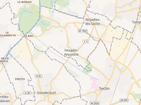 Plan de Houplin-Ancoisne