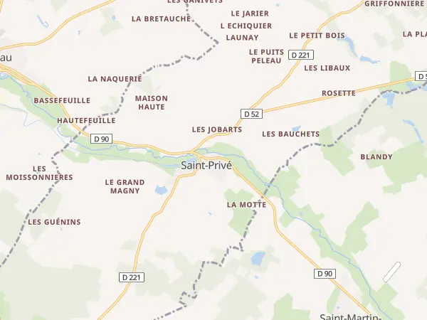 Plan de Saint-Privé