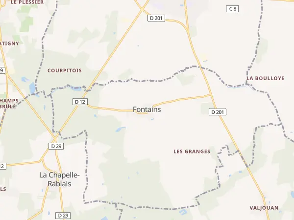 Plan de Fontains