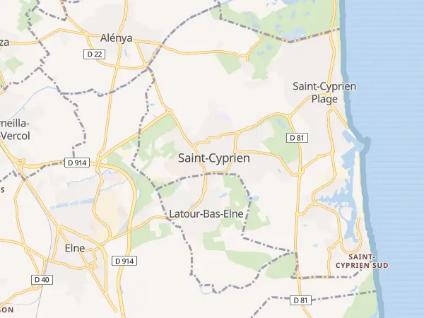 Plan de Saint-Cyprien