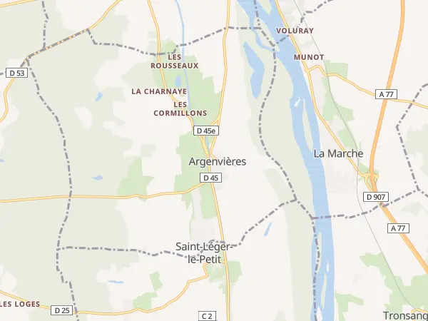 Plan de Argenvières