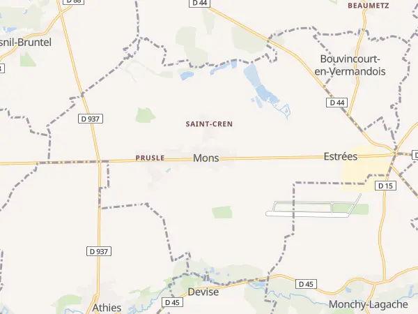 Plan de Estrées-Mons
