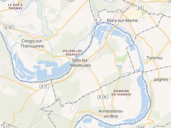 Plan de Isles-les-Meldeuses
