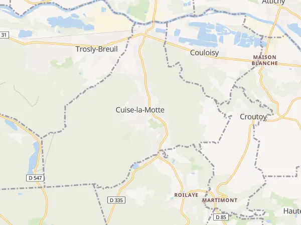 Plan de Cuise-la-Motte