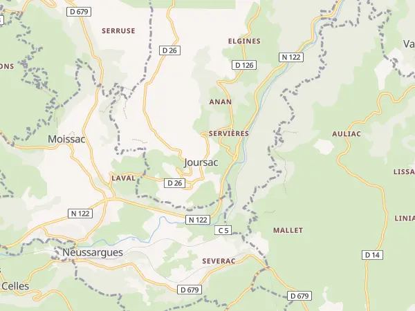 Plan de Joursac