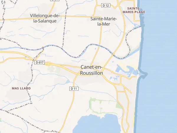 Plan de Canet-en-Roussillon